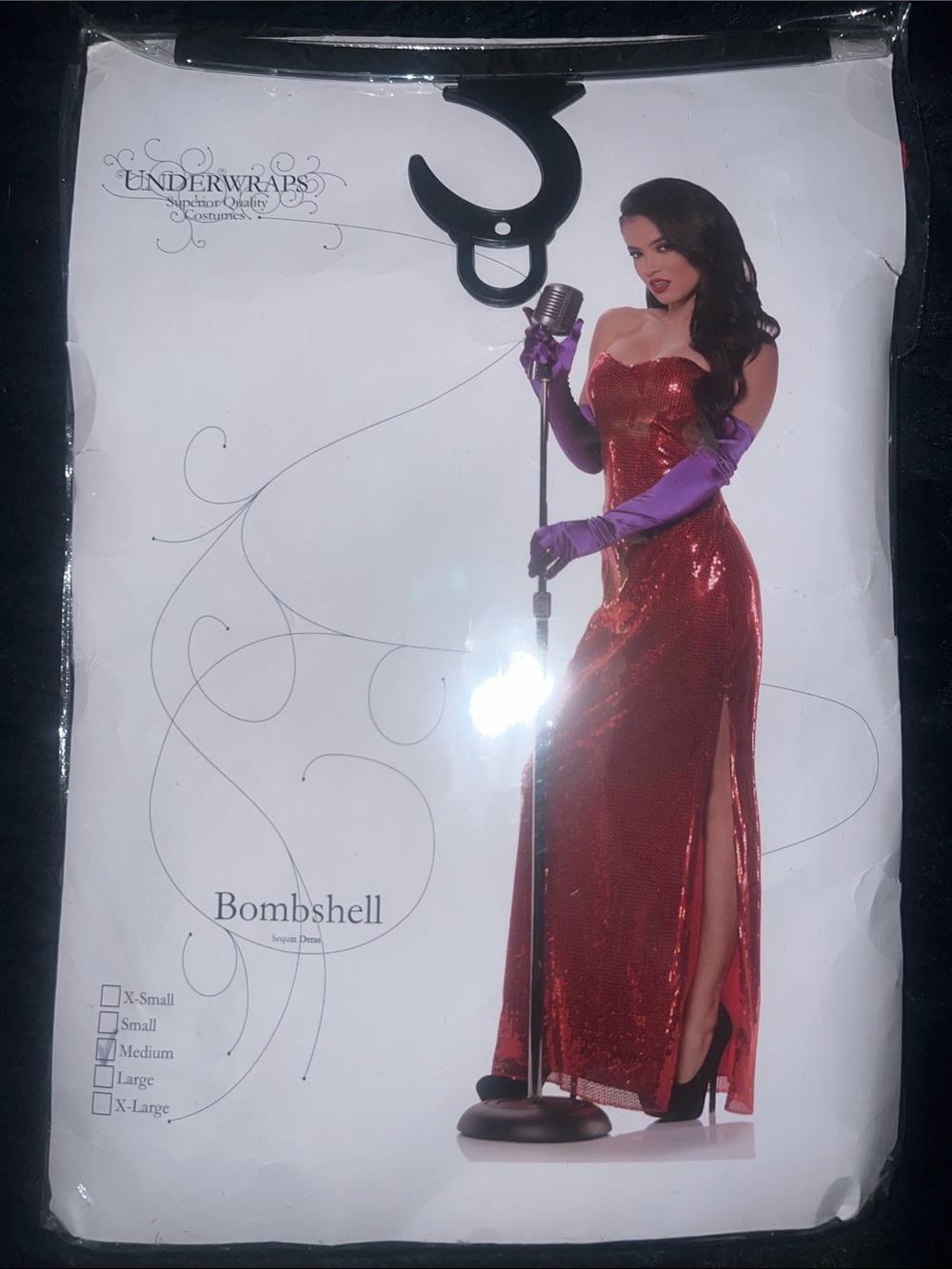 Bombshell Sequin Dress in Red
